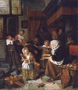 Jan Steen The Feast of St Nicholas china oil painting reproduction